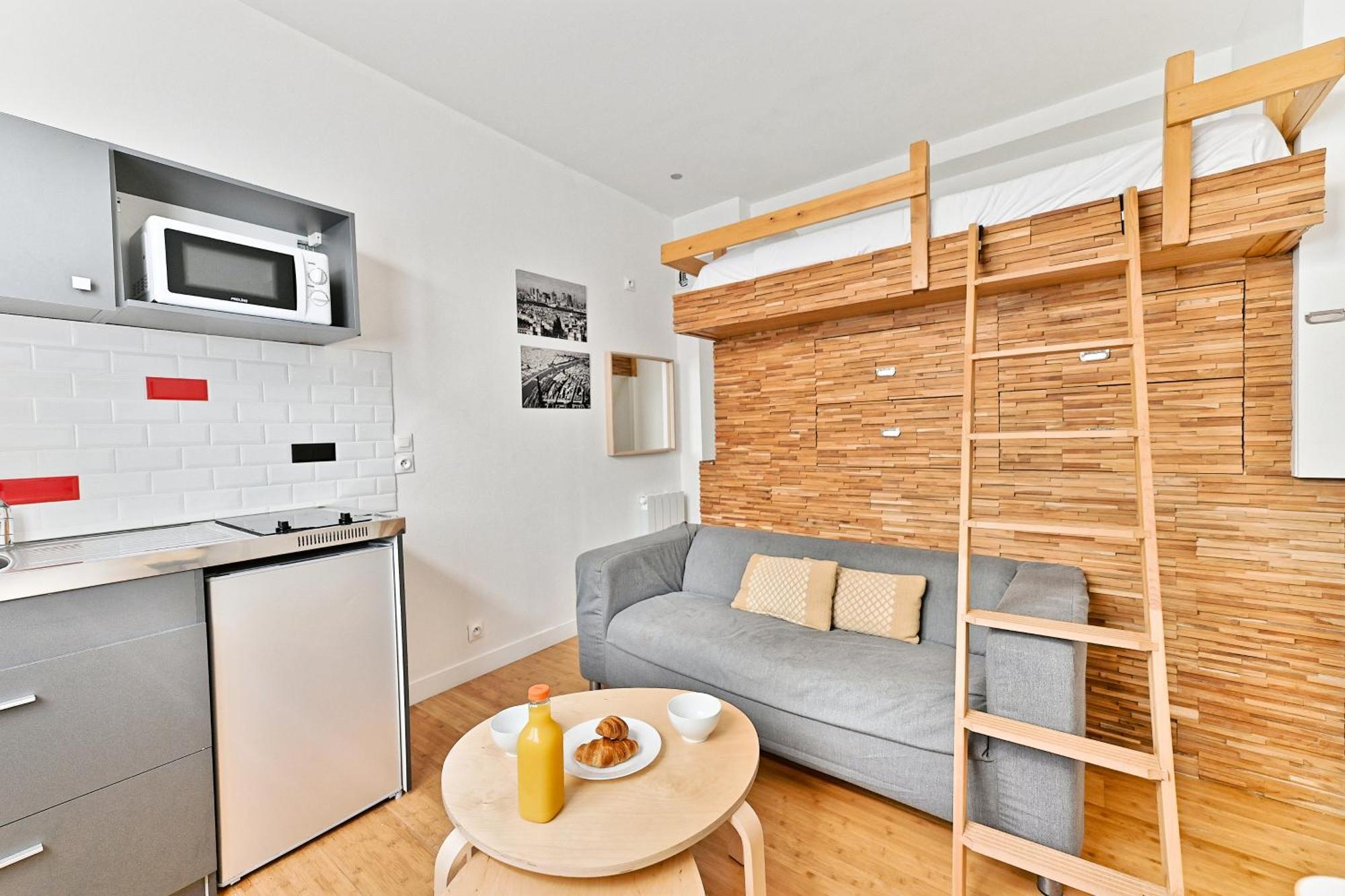 Charmant Studio Boulevard Voltaire Paris Exteriör bild