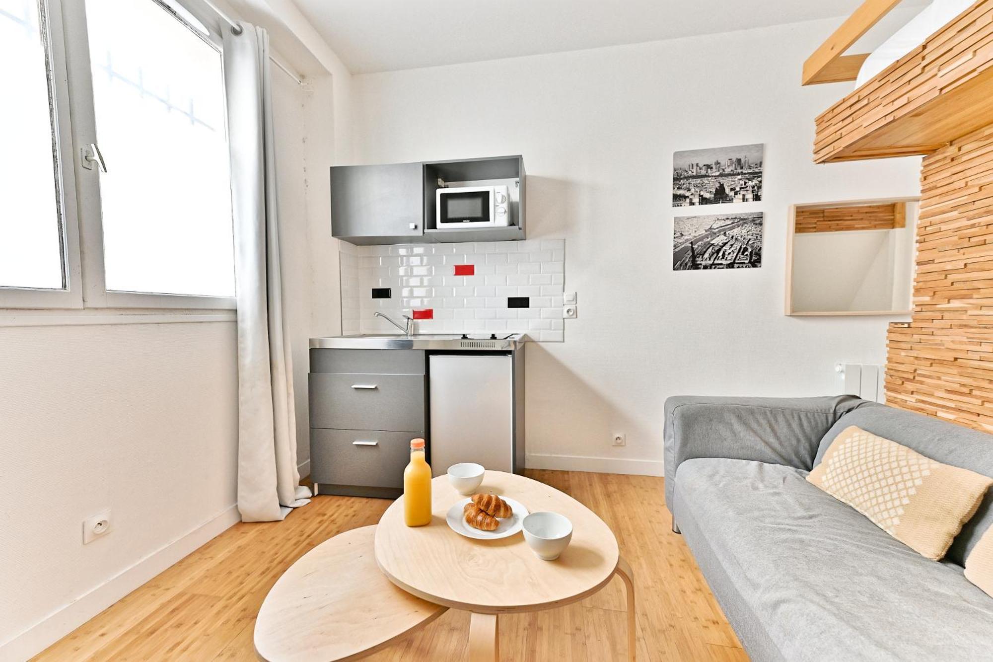 Charmant Studio Boulevard Voltaire Paris Exteriör bild