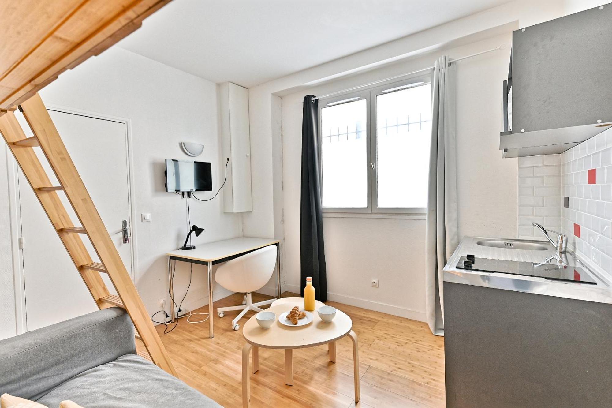 Charmant Studio Boulevard Voltaire Paris Exteriör bild