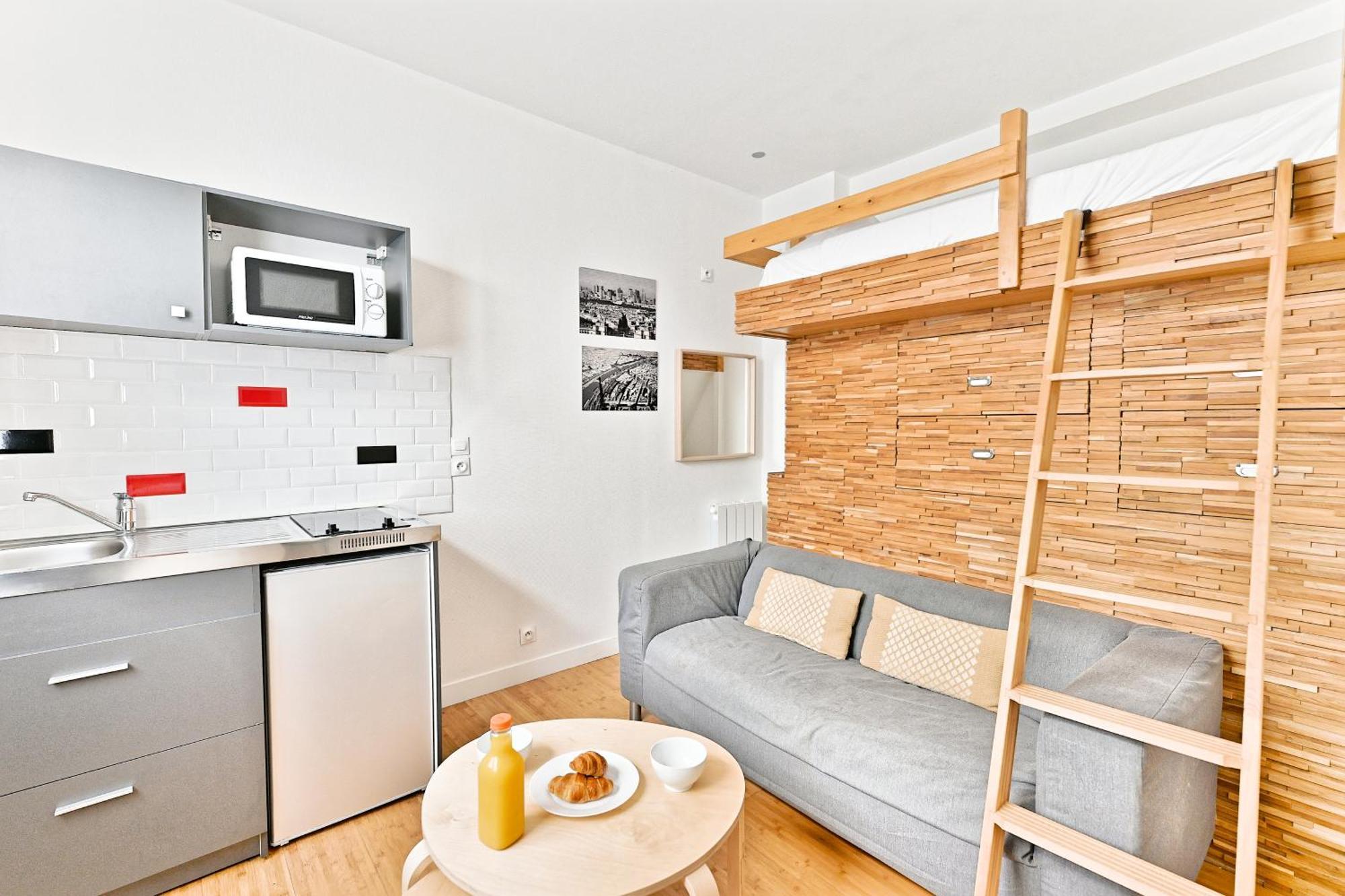 Charmant Studio Boulevard Voltaire Paris Exteriör bild