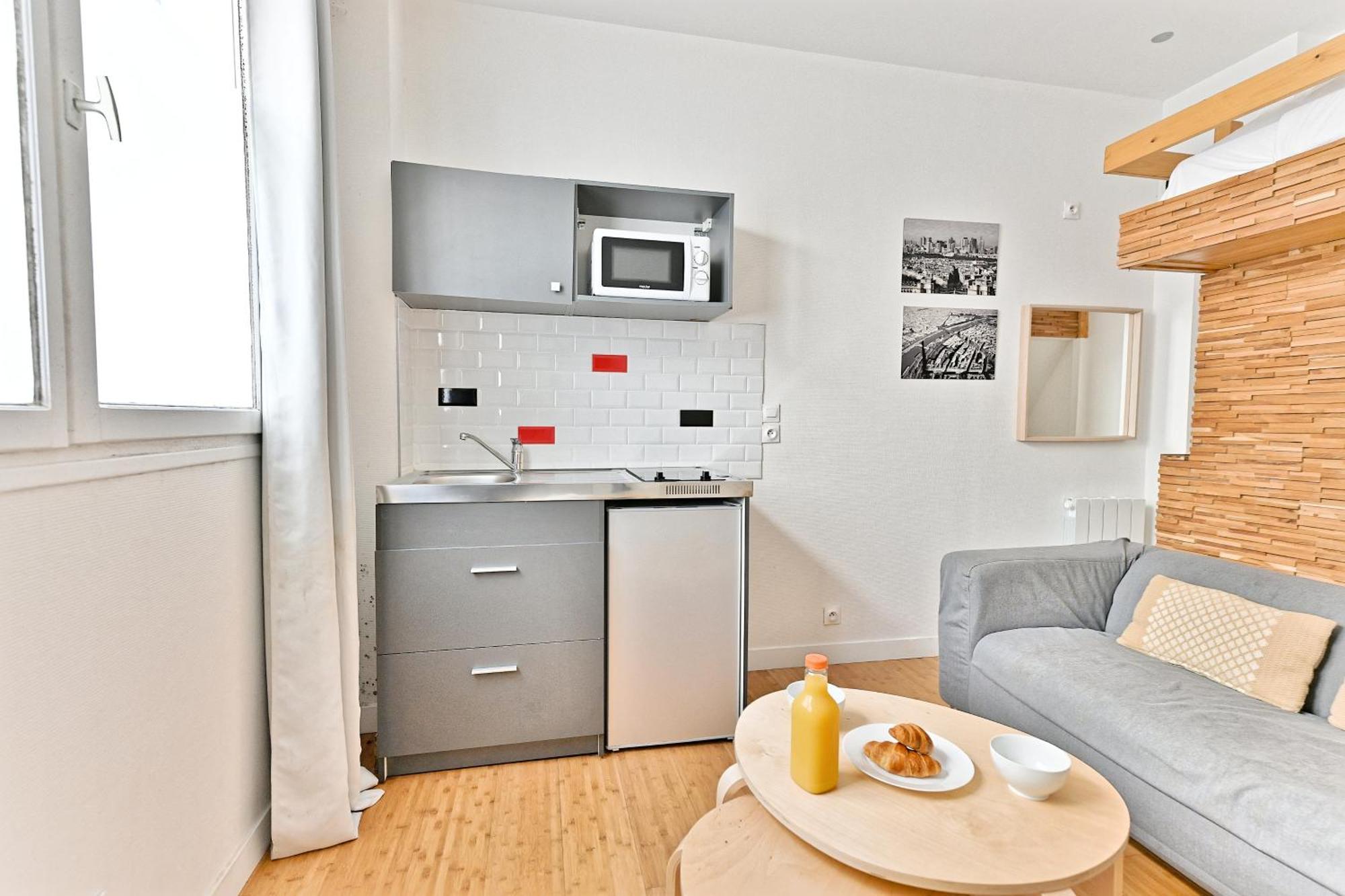Charmant Studio Boulevard Voltaire Paris Exteriör bild