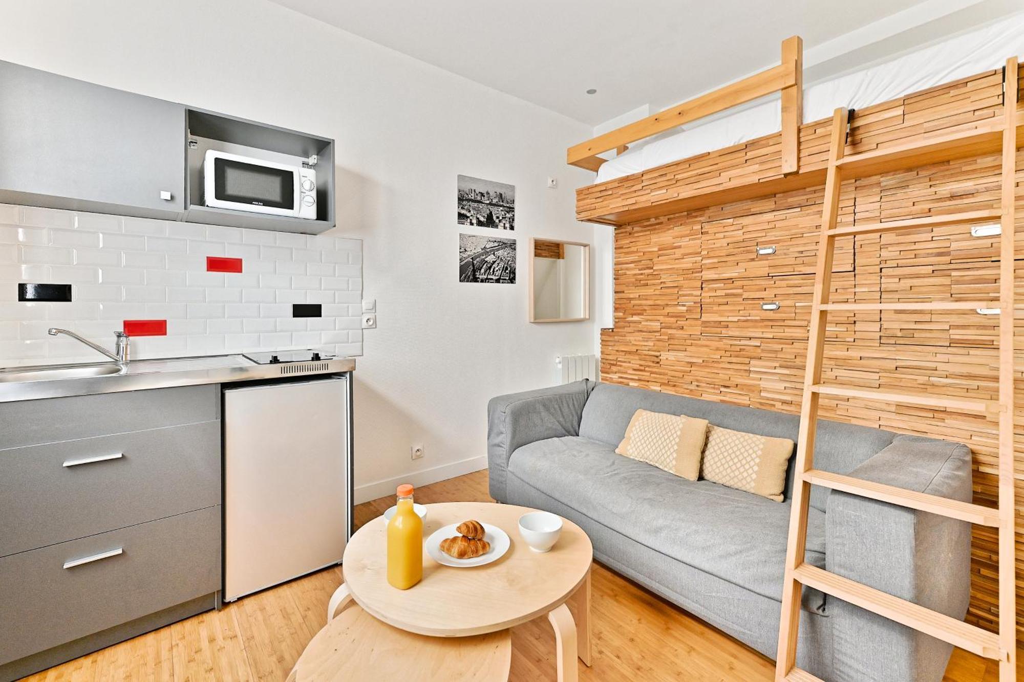 Charmant Studio Boulevard Voltaire Paris Exteriör bild